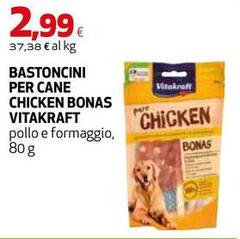 Vitakraft - Bastoncini Per Cane Chicken Bonas