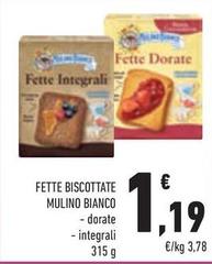 Mulino Bianco - Fette Biscottate