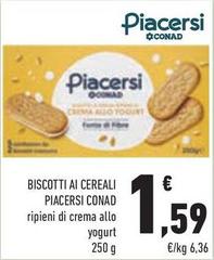 Conad - Piacersi Biscotti Ai Cereali