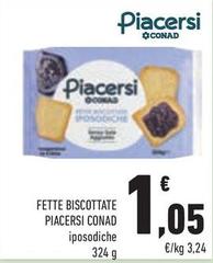 Conad - Fette Biscottate Piacersi