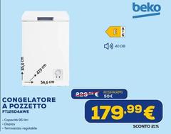Beko - Congelatore A Pozzetto F1258d4awe