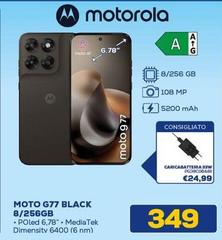 Motorola - Moto G77 Black 8/256 GB