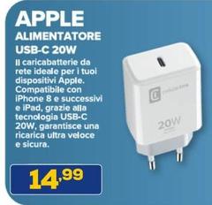 Apple - Alimentatore Usb-c 20w