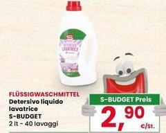 S budget - Detersivo Liquido Lavatrice