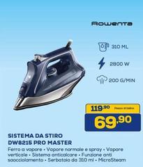 Rowenta - Sistema Da Stiro DW8215 PRO Master