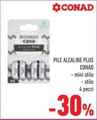 Conad - Pile Alcaline Plus