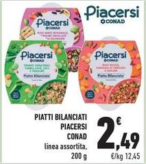 Conad - Piatti Bilanciati Piacersi