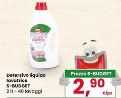 S budget - Detersivo Liquido Lavatrice