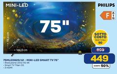 Philips - 75M LED820/12 - Mini-Led Smart Tv 75