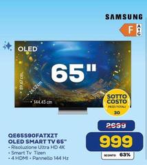 Samsung - QE65S90FATXZT QLED Smart TV 65