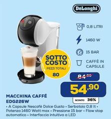 De Longhi - Macchina Caffé EDG226W