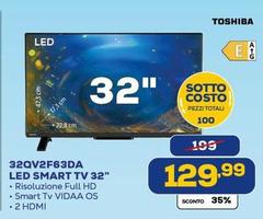 Toshiba - 32QV2F63DA LED SMART TV 32
