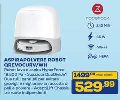 Roborock - Aspirapolvere Robot QREVOCURV/WH