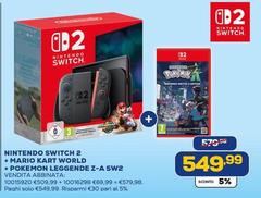 Nintendo - Switch 2 + Mario Kart World + Pokemon Leggende Z-a Sw2