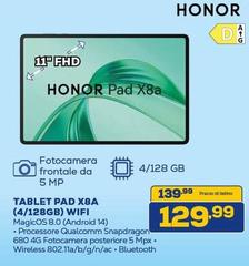 Honor - Tablet Pad X8a (4/128gb) Wifi