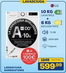 LG - Lavasciuga D4R5010TSWS