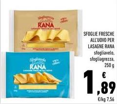 Rana - Sfoglie Fresche All'Uovo Per Lasagne