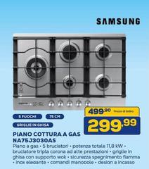 Samsung - Piano Cottura A Gas NA75J3030AS