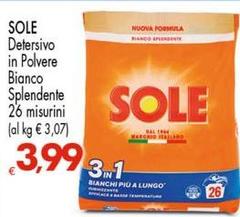 Sole - Detersivo In Polvere Bianco Splendente