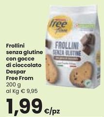 Despar - Frollini Senza Glutine Con Gocce Di Cioccolato
