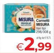 Misura - Cornetti