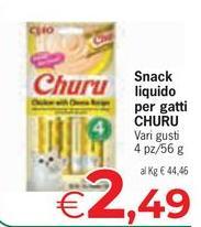 Churu - Snack Liquido Per Gatti