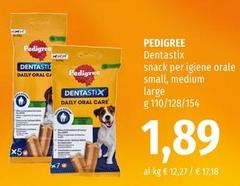 Pedigree - Dentastix Snack Per Igiene Orale 