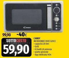 Candy - Microonde Divo G20CC