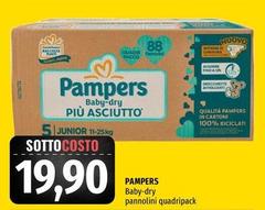 Pampers - Baby-Dry Pannolini Quadripack