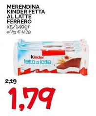 Ferrero - Merendina Kinder Fetta Al Latte