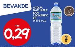 San leonardo - Acqua Naturale