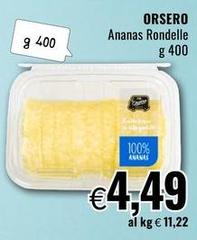 F.lli Orsero - Ananas Rondelle 