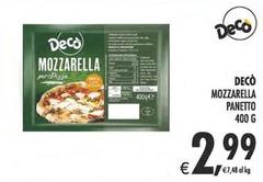 Deco - Mozzarella Panetto