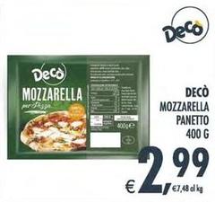 Deco - Mozzarella Panetto