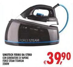Syntech - Ferro Da Stiro Con Generatore Di Vapore Force Steam Titanium