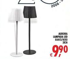 Aurora - Europa Lampada Led Bianco/nero