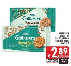 Galbusera - Buoni Cos Classici/cereali/ Con Latte Intero
