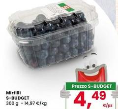 S budget - Mirtilli
