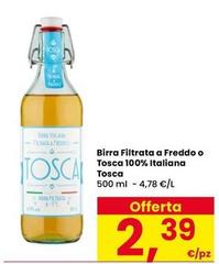 La tosca - Birra Filtrata A Freddo O Tosca 100% Italiana