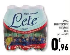 Lete - Acqua Effervescente Naturale