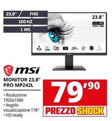 Msi - Monitor 23.8