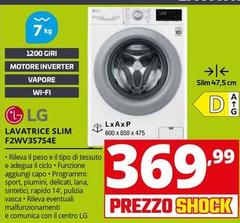 LG - Lavatrice Slim F2WV3S7S4E