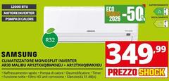 Samsung - Climatizzatore Monosplit Inverter AR30 Malibu AR12TXHQBWKNEU+AR12TXHQBWKXEU