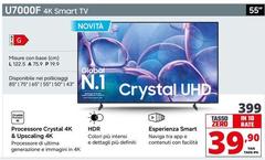 Samsung - U7000F 4k Smart Tv 55''