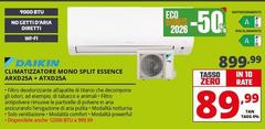 Daikin - Climatizzatore Mono Split Essence ARXD25A + ATXD25A 