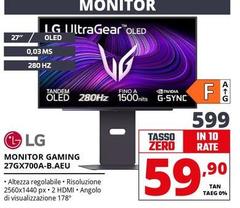 LG - Monitor Gaming 27GX700A-B.AEU