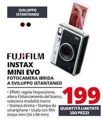Fujifilm - Instax Mini Evo Fotocamera Ibrida A Sviluppo Istantaneo