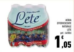 Lete - Acqua Effervescente Naturale