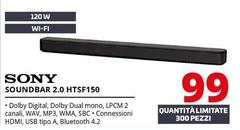 Sony - Soundbar 2.0 HTSF150