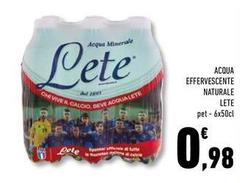 Lete - Acqua Effervescente Naturale